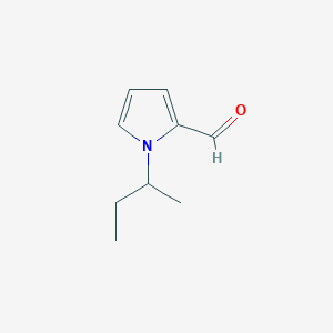 B1324330 1-sec-Butyl-1H-pyrrole-2-carbaldehyde CAS No. 41937-62-6