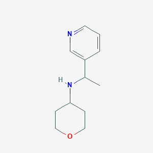 N-[1-(Pyridin-3-yl)ethyl]oxan-4-amine