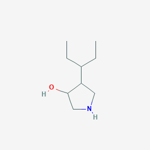 4-(Pentan-3-YL)pyrrolidin-3-OL