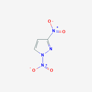 molecular formula C3H2N4O4 B1324338 1,3-二硝基-1H-吡唑 CAS No. 38858-81-0