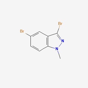 molecular formula C8H6Br2N2 B1324339 3,5-二溴-1-甲基-1H-吲唑 CAS No. 52088-11-6