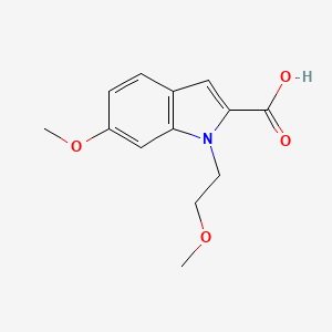 6-Methoxy-1-(2-methoxyethyl)-1H-indole-2-carboxylic acid