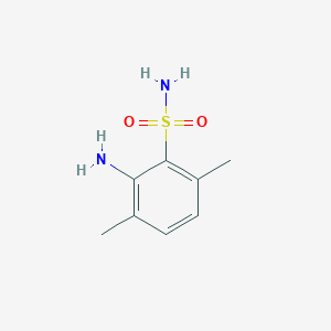 2-Amino-3,6-dimethylbenzene-1-sulfonamide