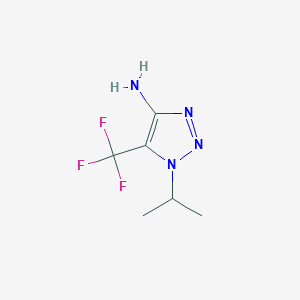 1-(Propan-2-yl)-5-(trifluoromethyl)-1H-1,2,3-triazol-4-amine