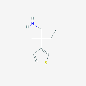 2-Methyl-2-(thiophen-3-yl)butan-1-amine