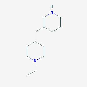 1-Ethyl-4-[(piperidin-3-yl)methyl]piperidine