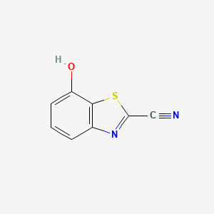 B1324351 7-Hydroxybenzo[d]thiazole-2-carbonitrile CAS No. 7267-37-0