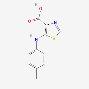 5-[(4-Methylphenyl)amino]-1,3-thiazole-4-carboxylic acid