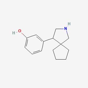 3-{2-Azaspiro[4.4]nonan-4-yl}phenol