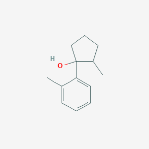 2-Methyl-1-(2-methylphenyl)cyclopentan-1-ol