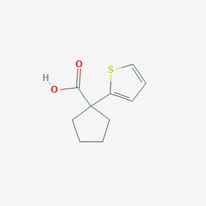 molecular formula C10H12O2S B1324358 1-(2-噻吩基)环戊烷甲酸 CAS No. 202737-46-0