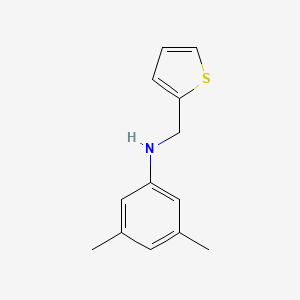 3,5-dimethyl-N-(thiophen-2-ylmethyl)aniline