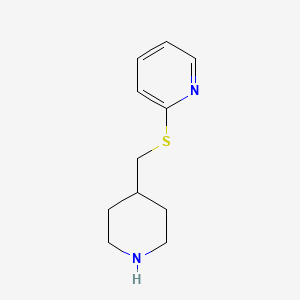 2-((Piperidin-4-ylmethyl)thio)pyridine