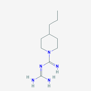 N-(4-Propylpiperidine-1-carboximidoyl)guanidine