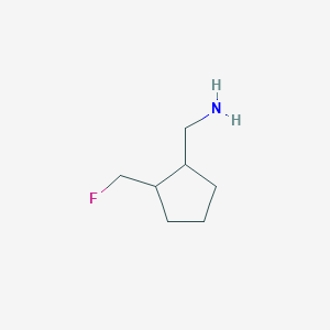 [2-(Fluoromethyl)cyclopentyl]methanamine