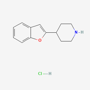 B1324370 4-(Benzofuran-2-yl)piperidine hydrochloride CAS No. 54402-12-9