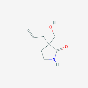 3-(Hydroxymethyl)-3-(prop-2-en-1-yl)pyrrolidin-2-one