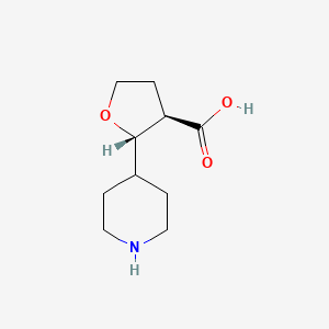 (2S,3R)-2-(Piperidin-4-yl)oxolane-3-carboxylic acid