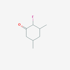 2-Fluoro-3,5-dimethylcyclohexan-1-one