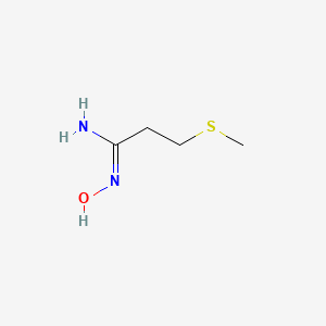 N'-hydroxy-3-(methylsulfanyl)propanimidamide