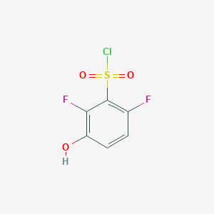 2,6-Difluoro-3-hydroxybenzene-1-sulfonyl chloride