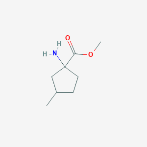 Methyl 1-amino-3-methylcyclopentane-1-carboxylate