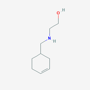 2-[(Cyclohex-3-en-1-ylmethyl)amino]ethan-1-ol