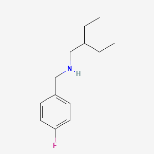 (2-Ethylbutyl)[(4-fluorophenyl)methyl]amine