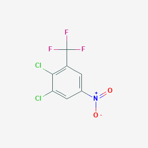 molecular formula C7H2Cl2F3NO2 B1324382 1,2-Dichloro-5-nitro-3-(trifluoromethyl)benzene CAS No. 400-65-7