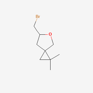 6-(Bromomethyl)-1,1-dimethyl-5-oxaspiro[2.4]heptane