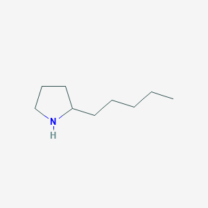 molecular formula C9H19N B13243881 2-Pentylpyrrolidine 