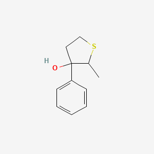 2-Methyl-3-phenylthiolan-3-ol