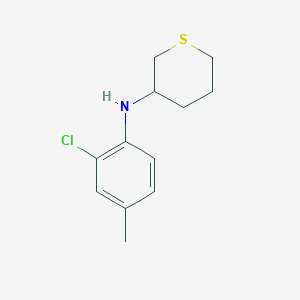 N-(2-chloro-4-methylphenyl)thian-3-amine