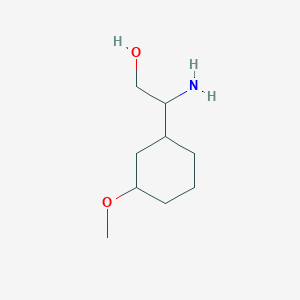 2-Amino-2-(3-methoxycyclohexyl)ethan-1-ol