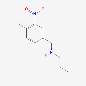 [(4-Methyl-3-nitrophenyl)methyl](propyl)amine