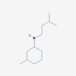 3-methyl-N-(3-methylbutyl)cyclohexan-1-amine