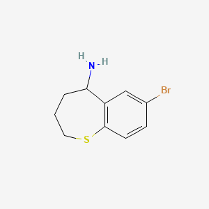 7-Bromo-2,3,4,5-tetrahydro-1-benzothiepin-5-amine