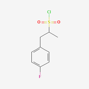 1-(4-Fluorophenyl)propane-2-sulfonyl chloride