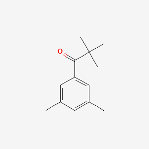 molecular formula C13H18O B1324416 2,2,3',5'-四甲基丙基苯甲酮 CAS No. 898766-24-0