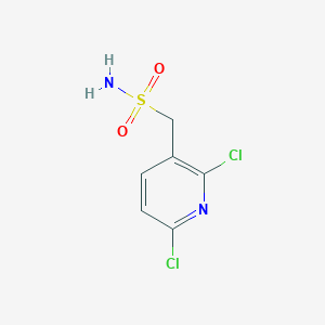 molecular formula C6H6Cl2N2O2S B13244183 (2,6-Dichloropyridin-3-yl)methanesulfonamide 