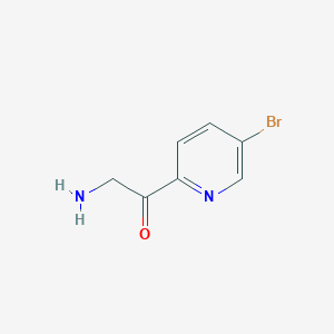 2-Amino-1-(5-bromopyridin-2-yl)ethan-1-one