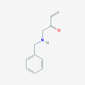 molecular formula C11H13NO B13244243 1-(Benzylamino)but-3-EN-2-one 