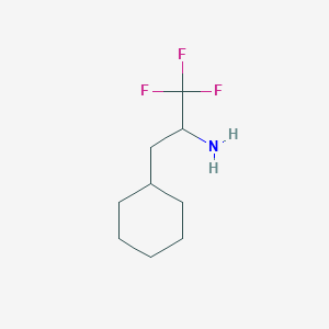 3-Cyclohexyl-1,1,1-trifluoropropan-2-amine