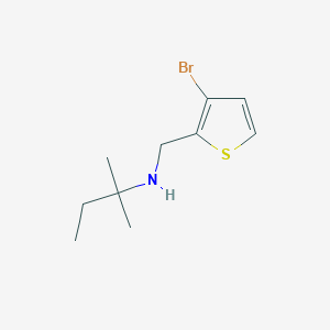 [(3-Bromothiophen-2-yl)methyl](2-methylbutan-2-yl)amine