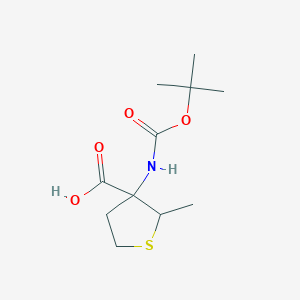 3-{[(Tert-butoxy)carbonyl]amino}-2-methylthiolane-3-carboxylic acid