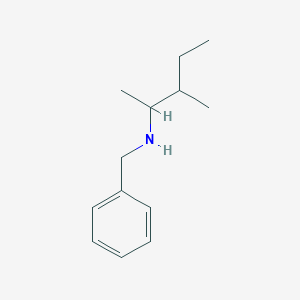 molecular formula C13H21N B13244420 Benzyl(3-methylpentan-2-yl)amine 