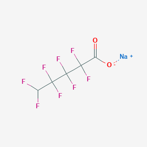 molecular formula C5HF8NaO2 B1324456 5h-八氟戊酸钠 CAS No. 22715-46-4