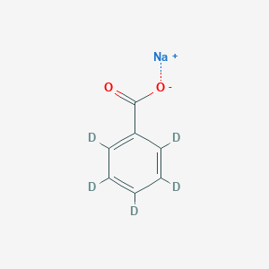 molecular formula C7H5NaO2 B1324463 苯甲酸钠-d5 CAS No. 62790-26-5