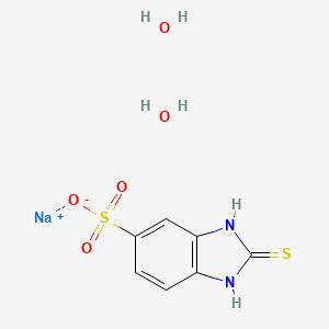 B1324480 Sodium 2-mercapto-1H-benzo[d]imidazole-5-sulfonate dihydrate CAS No. 207511-11-3
