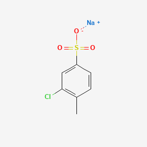 molecular formula C7H6ClNaO3S B1324491 3-氯-4-甲基苯磺酸钠 CAS No. 5138-91-0